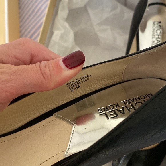 Michael Michael kors peep toe heel black 8.5 - Picture 6 of 6